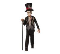Boys Voodoo Witch Doctor Halloween Magic Mask Fancy Dress Kids Costume