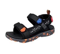 Boys Walking Sandals Size 12 Soft Sole School Sandals Summer Beach Sandal Adjustable Strap Sandal Comfort Fit Soft Shoes Casual Open Toe Shoes Lightweight Durable Flat Shoe Non Slip Footwear