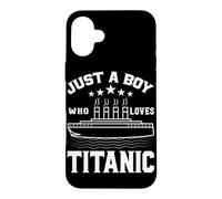 Boys who just love the Titanic Case for iPhone 16 Plus