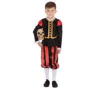 Bristol Novelty Children's William Shakespeare Costume, Age 4-6 years old Halloween Halloween