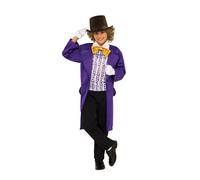 Willy Wonka Deluxe Costume Kids Book Day Fancy Dress Boys Chocolate Factory