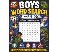 Boys Word Search: 50 Screen-Free Puzzles Featuring Sports, Gaming, Superheroes, and Epic Adventures. Fun Word Searches for Boys! (Quality educational word search puzzle books for kids)