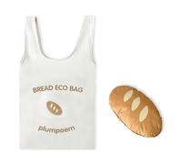 BOYSSPAA Foldable Bread Bags for Homemade Bread Instagram-Style Waterproof Shopping Bag Foldaway Shopping Bags Eco-Friendly Tote Bags with Storage Case Reusable Grocery Bags for Women