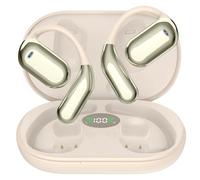 Boytond Bone Conduction Open Ear Bluetooth Earbuds Waterproof Sweat Resistant Secure Fit for Running Fitness - Khaqi