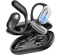 Boytond Ultra Open Ear Earbuds - Bone Conduction Headphones Wireless Bluetooth, Waterproof Deep Bass Earphones for Fitness and Running, Secure Fit for Small Ears, Sweat-Resistant Earbuds Voice