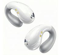 Boytond Ultra Open Ear Earbuds - Ergonomic Clip-On Earbuds, Bone Conduction Over-The-Ear Headphones with Waterproof Design and Secure Fit for Small Ears, Snow White