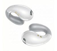 Boytond Ultra Open Ear Earbuds - Ergonomic Clip-On Earbuds, Bone Conduction Over-The-Ear Headphones with Waterproof Design and Secure Fit for Small Ears, White