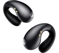 Boytond Ultra Open Ear Earbuds - Ergonomic Clip-On Earbuds, Open-Frame Wireless Buds with Stable Clip Fit, Clear Bluetooth Audio, Lightweight Design for Running, Orchid Black