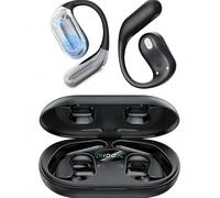 Boytond Wireless Bluetooth Open Ear Bone Conduction Earbuds, Ultra Sweatproof Waterproof Headphones, Secure Fit Small Ears, Deep Bass for Running & Fitness