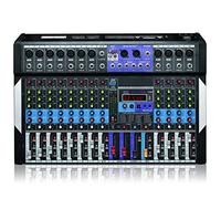 Boytone BT-120MX- 12 Channel Bluetooth Studio Audio Mixer - DJ Sound Controller Interface USB Drive for PC Recording Input, RCA, XLR Microphone Jack, 48V Power, 24BIT Digital Multi Effect Processor
