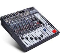 Boytone BT-80MX, 8 - Channel Bluetooth Audio Mixer - DJ Sound Controller, USB MP3 Player, 4 XLR Microphone Jack, 7 Band EQ, 16 BIT Digital Multi FX Processor, RCA IN-OUT Jack, 48V Phantom Power