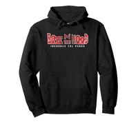 Boyz n the Hood 2 Color Distressed Logo Increase the Peace Pullover Hoodie, Adult Unisex, Black, Small