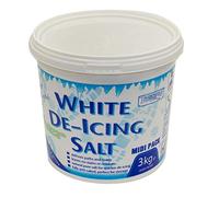 Boyz Toys RY521 White De-Icing Rock Salt Grit for Keeping Driveways and Paths Clear of Ice & Snow - 3kg Tub