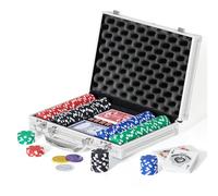 Boyzhood Poker Chips,200Pcs Poker Set with Aluminum Travel Case,11.5 Gram Poker Chips Set for Texas Holdem Blackjack Gambling, YC0010
