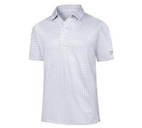 Boyzn Men's Golf Polo Shirt Short Sleeve Casual Running Casual Printed Golf Shirt Right Parenthesis-09-L