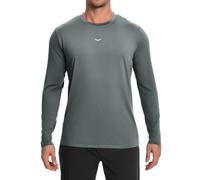 Boyzn Men's Performance Long Sleeve Workout Shirt - Breathable Gym & Training T-Shirt with Moisture Wicking Technology & 4-Way Stretch for Maximum Mobility During Exercise Dark Grey-2XL