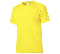 Boyzn Mens Rash Guard Short Sleeve - UPF 50+ UV Protection Swim Top Value Pack Essential, Quick Dry Sun Shirt for Beach Pool Sports Lightweight Durable Comfortable Yellow-2XL