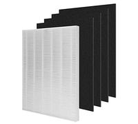 Bozdyru D360 Replacement Filter Set, True HEPA & 4 Carbon Pre Filters, Compatible with Winix D360 Air Purifier, Part 1712-0101-02