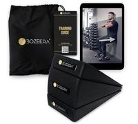 Bozeera | 3-Piece Squat Wedge Block Set | Multi-Angle Foam Slant Board, Squat Ramp, Calf Stretcher, Foot Wedge for Stretching & Mobility | Incl. Video Guide, Poster & Bag