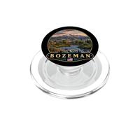 Bozeman Montana Bridger Mountains Travel Design PopSockets PopGrip for MagSafe