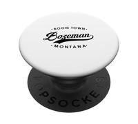 Bozeman Montana MT Boom Town for Men Women. PopSockets Adhesive PopGrip