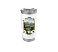 Bozeman Montana Scenic Mountain Landscape Art Stainless Steel Insulated Tumbler