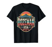 Bozeman Montana Vintage Historic Souvenir T-Shirt