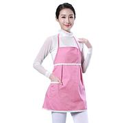BOZEVON Anti-Radiation Maternity Clothes - Double-Layer Protective Pregnancy Radiation Shield Maternity Apron Dress, Pink