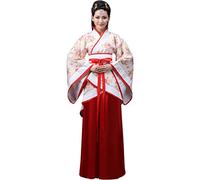 BOZEVON Women's Clothes Tang Suit - Ancient Chinese Style Traditional Costume Hanfu Dresses - For Stage Show Performances Cosplay, Style-2/S