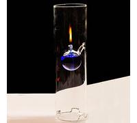 BOZHEN Liquid Transparent Glass Oil Lamp Oil Lamps For Indoor Use Modern Craft Kerosene Lamp Home Emergency Lighting Night Light Exquisite Workmanship Decorative Lights
