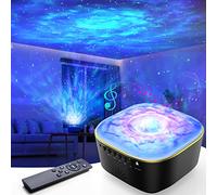 Bozhihong Galaxy Projector, Star Projector Night Light with Remote Control/Timer Function/Built-in Music, LED Projector Light with 8 Lighting Modes for Kids Baby Adults Bedroom/Room Decor/Party/Gift
