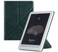 BOZHUORUI Case for Bigme B6 Color e-Reader | Magnetic Adsorption | Thin & Light | PU Leather Origami Stand Cover with Auto Sleep/Wake (Pine Green)