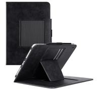 BOZHUORUI Case for Wacom MovinkPad 11 Tablet,PU Leather Protective Folio Cover with Multiple Angles Viewing Stand & Pen Holder Loop (Rock Black)