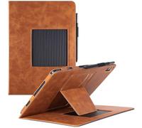 BOZHUORUI for XPPen Magic Drawing Pad Case 12.2-inch | Multi-Angle Adjustable Stand | with Auto Sleep/Wake | Premium PU Sleeve Cover with Pen Holder Loop (Brown)