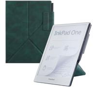 BOZHUORUI Magnetic Case for 10.3" Pocketbook InkPad One,Pine Green | Multiple-Angles Origami Stand,PU Leather Protective Cover,Slim & Lightweight,Pen Buckle Design,with Auto Sleep/Wake