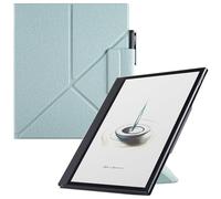 BOZHUORUI Magnetic Case for Boox Note Air 5 C (10.3",2025 Released) | with Auto Sleep/Wake | 2-Way Origami Stand | Pen Buckle Design | PU Leather Slim Cover (Sage Green)