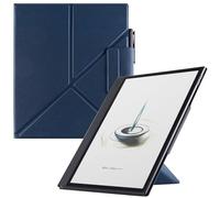 BOZHUORUI Magnetic Case for Boox Note Air 5 C (10.3",2025 Released) | with Auto Sleep/Wake | 2-Way Origami Stand | Pen Buckle Design | PU Leather Slim Cover (Dark Blue)