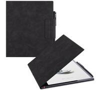 BOZHUORUI Magnetic Case for Boox Note Air 5 C Tablet ePaper (10.3",2025 Released) | Pen Buckle Design | with Auto Sleep/Wake | Thin & Light | PU Leather Cover (Rock Black)