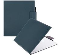 BOZHUORUI Slim Case for 13.3" Boox Note Max (2024) & 13.3" Boox Tab X C (2025) | Pen Clasp Design | Book Folio Style | with Sleep/Wake | Vegan PU Leather Ultra-Thin Magnetic SleepCover (Pine Green)