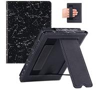 BOZHUORUI Stand Case for Onyx Boox Go 6 e-Reader, Lightweight PU Leather Protective Sleeve Cover with Hand Strap/Auto Sleep/Wake (Constellation)