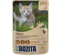 Bozita Pouch Bag Chunks in Sauce Chicken for Kittens 12 x 85g (27,35€/kg)