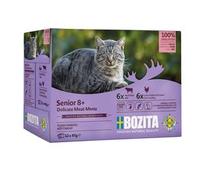 Bozita Morsels in Sauce Senior 8+ 12 x 85g - Mix Pack(2 varieties)