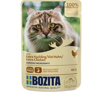 Bozita Pouch appetizers in sauce with chicken, 12 x 85 g cat food