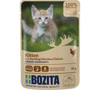 Bozita Pouch Bags Chunks In Sauce Chicken For Kittens 12 X 85G
