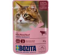 Bozita Pouch Chunks In Jelly With Beef 24 X 85G