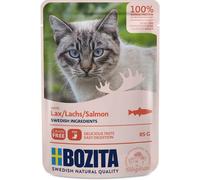Bozita Pouch Pieces In Sauce With Salmon 12 X 85G