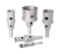 BOZONLI 17mm Tungsten Carbide Tipped Teeth Hole Saw Hole Cutter, TCT Drill Bit Hole Saw for Stainless Steel, Sheet, Metal, Wood