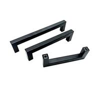 BOZONLI Black Stainless Steel Cupboard Handle, Kitchen Door Handles Cabinet Drawer Knobs and Pulls, 288mm, 2 Pack