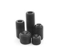 BOZONLI Cup Point Grub Screw Hex Head Allen Screw, High-Strength Bolts, Carbon Steel Fasteners, M1.6 * 3mm,20 pcs