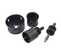 BOZONLI M42 Bi-Metal Hole Saw with Hexagon Adapter and Centring Drill for Wood Iron Sheet Pipe Plastic Plates (41mm)